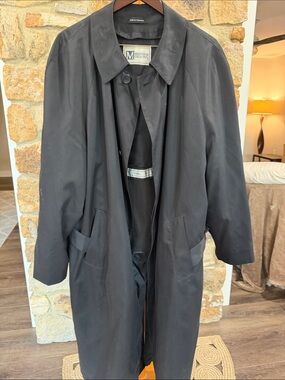 Millennium Collection Men’s Black Overcoat